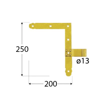 Fensterläden Einheit. ZN 250 d13 DMX - Packung mit 1 Stück