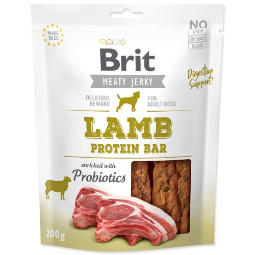 Snack BRIT Jerky Lamm-Protein-Riegel 200 g