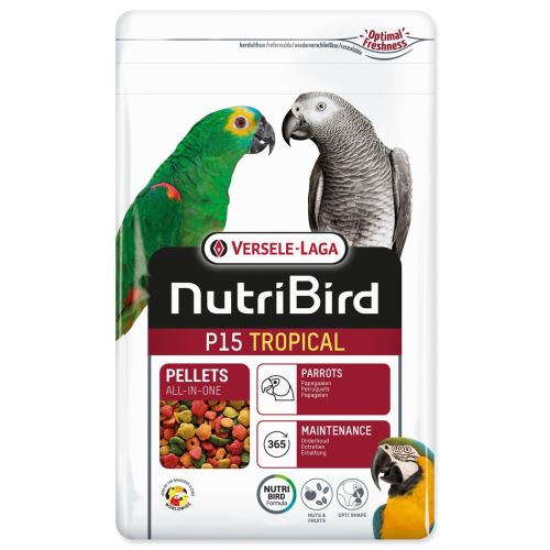 Nutri Bird P15 Tropical für große Papageien 1 kg