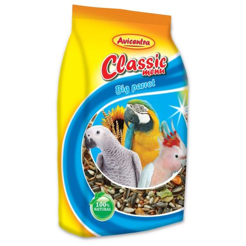 Avicentra Classic Großes Papageienfutter 1kg