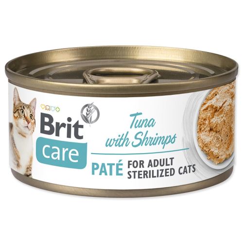 BRIT Care Cat Sterilisierte Thunfischpastete mit Shrimps 70 g