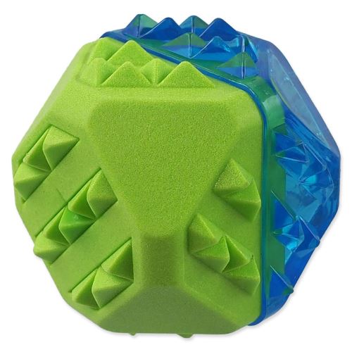 Spielzeug DOG FANTASY Ball Kühlung grün-blau 7,7cm 1 Stück