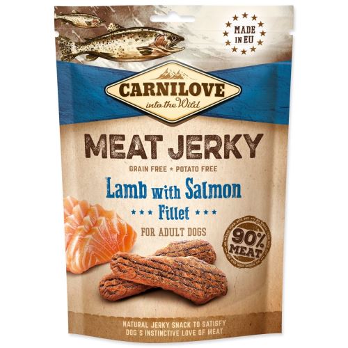 CARNILOVE Jerky Snack Lamm mit Lachsfilet 100 g