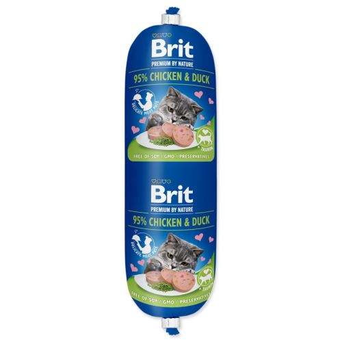 BRIT Premium by Nature Wurst CAT Huhn & Ente 180 g