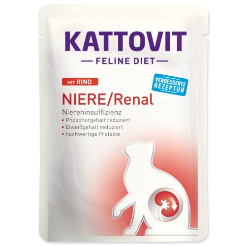 KATTOVIT Niere / Nierenrindfleischbeutel 85 g