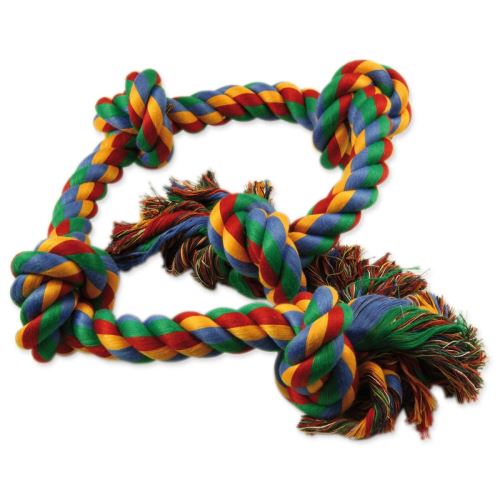 Knot DOG FANTASY Baumwolle farbig 5 Dochte 95 cm 1 Stück