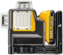 DeWALT Kreuzlinienlaser, 3 x 360° grüner Strahl DCE089D1G