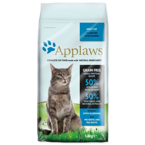 Applaws Trockenfutter Katze Ozean Fisch & Lachs 1,8kg