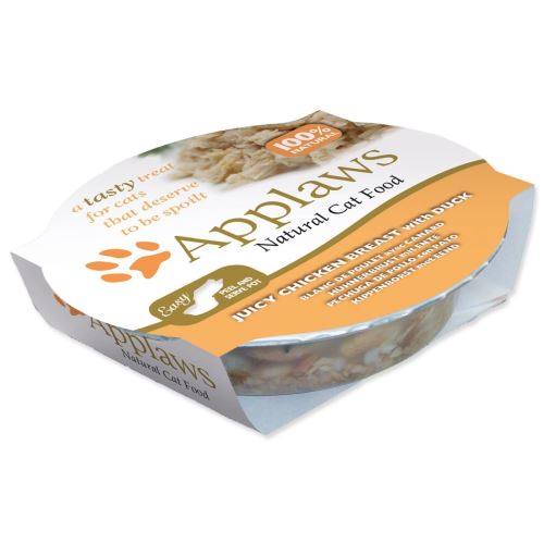 Applaws Cat Juicy Hühnerbrust und Ente 60g