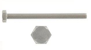 Schraube DIN 933 M4 x 8 Edelstahl A2 - Packung 1000 Stück