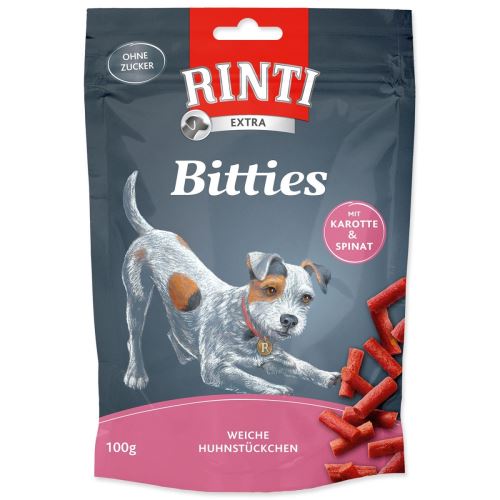 RINTI Extra Bitties Huhn + Karotte + Spinat 100 g