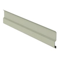 Abdeckleiste Br. 100 mm, Prefalz stucco, Hellgrau P.10 RAL 7005