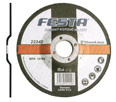 FESTA Schleifscheibe für Metall 150x22,2x6,4 / Packung 1 Stk.