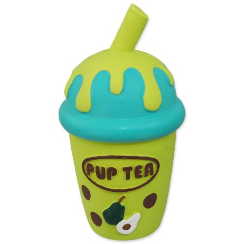 Spielzeug DOG FANTASY Latex Teetasse mit Ton grün 15 cm