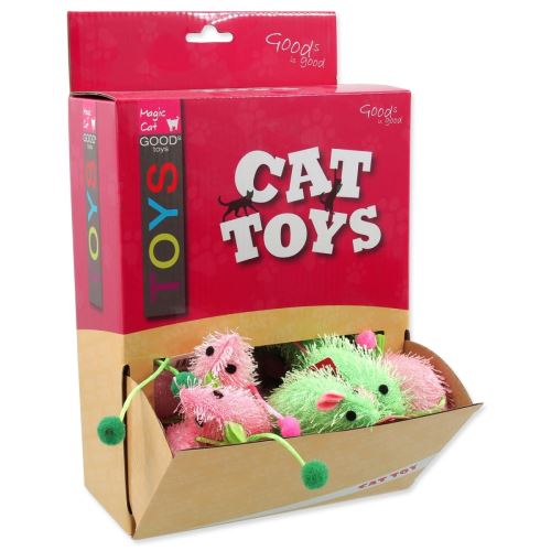 Display Toys MAGIC CAT Plüschmaus mit Katzenminze 7 cm 50 Stück