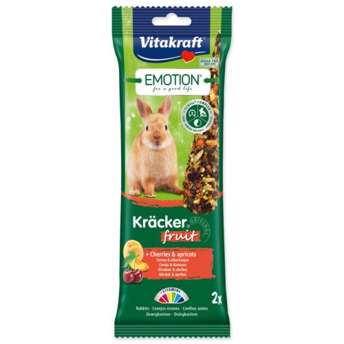 VITAKRAFT Emotion Kracker Fruchtriegel für Kaninchen 112 g