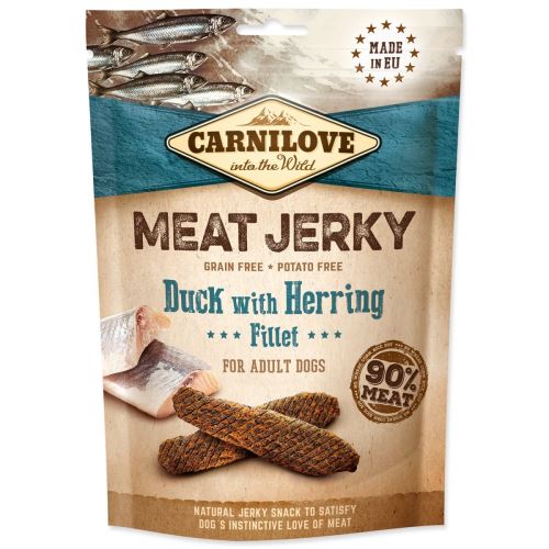 CARNILOVE Jerky Snack Ente mit Heringsfilet 100 g