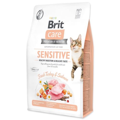 BRIT Care Cat Grain-Free Sensitive Gesunde Verdauung & Zarter Geschmack 2 kg