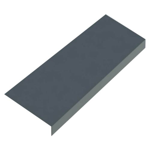 Traufblech Br. 167 mm, Prefalz glatt, Anthrazit P.10 RAL 7016