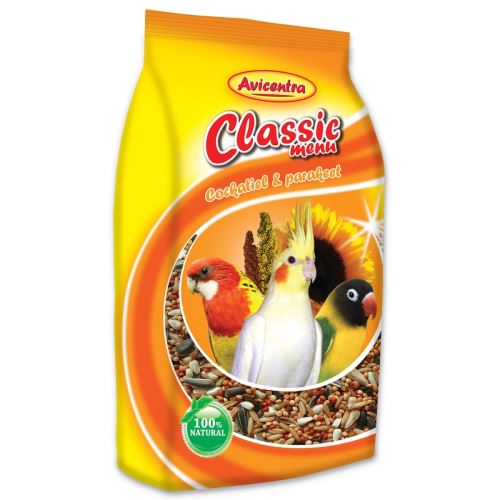 Futter Avicentra Classic Kleiner Papagei 1kg