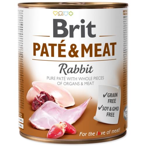 BRIT Pastete & Fleisch Kaninchen 800 g