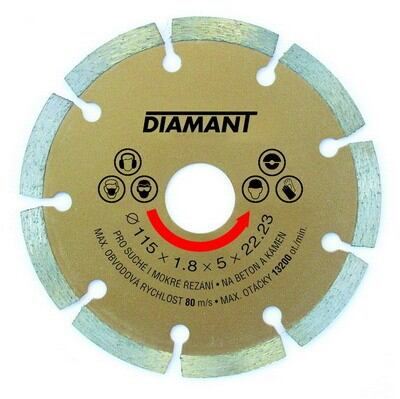 DIAMANT Diamantscheibe segmentiert 150x22,2 / Packung 1 Stk.