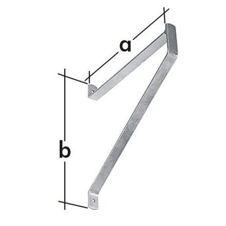 Garagenhalter, Universal, 250x260mm / Packung 1 Stk.
