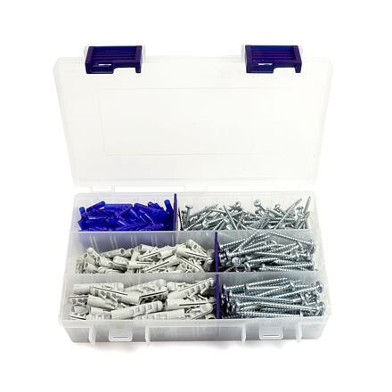 VISIBOX 1, ø5,6,8, Dübel+Schraube / Packung 1 Stk